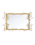 Forget-Me-Not Gold Rectangular Mirror