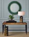 Glasdele Emerald Round Mirror