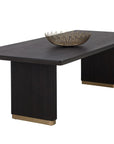 Kalla Dining Table - 96"-Charcoal - Maison Vogue