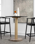Jeremy Counter Stool - Black - Maison Vogue