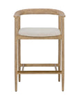 Jeremy Counter Stool - Weathered Oak - Maison Vogue