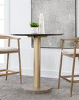 Jeremy Counter Stool - Weathered Oak - Maison Vogue