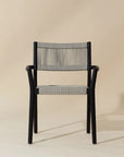 Kavala Stackable Dining Armchair - Charcoal-(Set of 2)