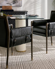 Mauti Dining Armchair - Distressed Brown