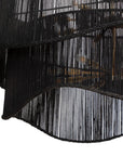 Rhine Chandelier - Black Jute