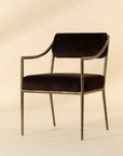 Leticia Dining Armchair-Diamond Mink