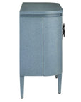 Briallen Blue Demi-Lune Cabinet - Maison Vogue