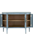 Briallen Blue Demi-Lune Cabinet - Maison Vogue