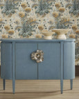 Briallen Blue Demi-Lune Cabinet - Maison Vogue