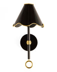 Ripple Rechargeable LED Sconce-Black
