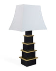 Pagoda Table Lamp-Black