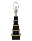 Pagoda Table Lamp-Black