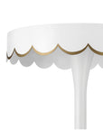 Enid White Accent Table