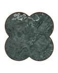 Quatrefoil Green Accent Table