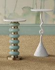 Lambent Turquoise Drinks Table