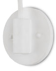 Basket White Swing-Arm Wall Sconce