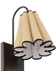 Blithe Grasscloth Wall Sconce