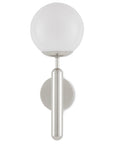Barbican Single-Light Nickel Wall Sconce - Maison Vogue