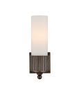 Bryce Bronze Bath Wall Sconce-Oil Rubbed Bronze/Frosted