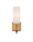 Bryce Gold Bath Wall Sconce-Gold/Frosted