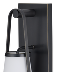 Brompton Bronze Bath Wall Sconce-Oil Rubbed Bronze/Opaque