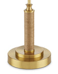 Ippolito Brass Console Lamp