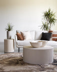 Groovy Coffee Table, White Stone