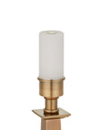Wander Antique Brass Cordless Table Lamp