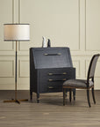 Verona Black Secretary Desk