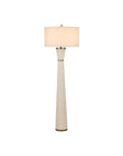 Galuchat Ivory Hourglass Floor Lamp