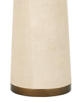 Galuchat Ivory Hourglass Floor Lamp