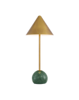 Journey Green & Brass Cordless Table Lamp