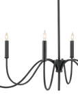 Tirrell Small Black Chandelier
