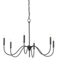 Tirrell Small Black Chandelier