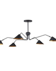 Serpa Black Chandelier - Maison Vogue