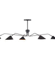 Serpa Black Chandelier - Maison Vogue