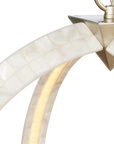 Arietta White Orb Chandelier