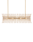 Marquise Oval Gold Chandelier