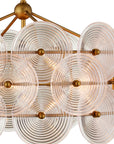 Whirlwind Medium Pink Chandelier