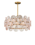Whirlwind Medium Pink Chandelier