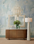 Turbinella White Floor Lamp
