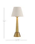 Saunter Brass Cordless Table Lamp