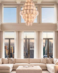 Aria Seven-Tier Thirty-Four-Light Chandelier