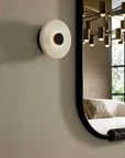Moers Flush Mount-Antique Brass