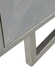 Vertex Four-Door Sideboard, Silver