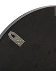 Petrified Slice Mirror, Black Frame, Large