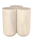 Triflora Side Table, Bleached, Large