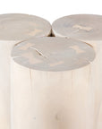 Triflora Side Table, Bleached, Large