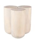 Triflora Side Table, Bleached, Large