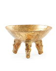 Akai Medium Bowl, Gold Leaf